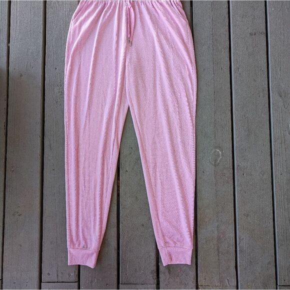 NWT‎ Generation Love Emery Velour Jumpsuit - Bubblegum Pink, Large, Chic Comfort - Picture 5 of 10